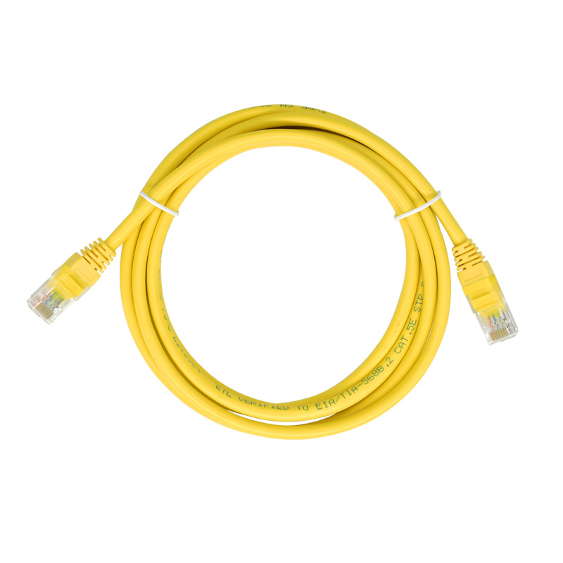 酷比客 LCN5RUYW8 超五类非屏蔽纯铜网线 8M 黄色按（条）销售