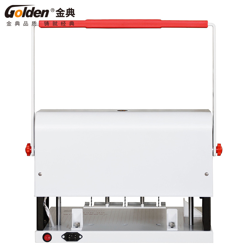 金典 GD-N6102 三孔电动档案打孔机 1-40mm装订厚度 红白色 台按（台）销售