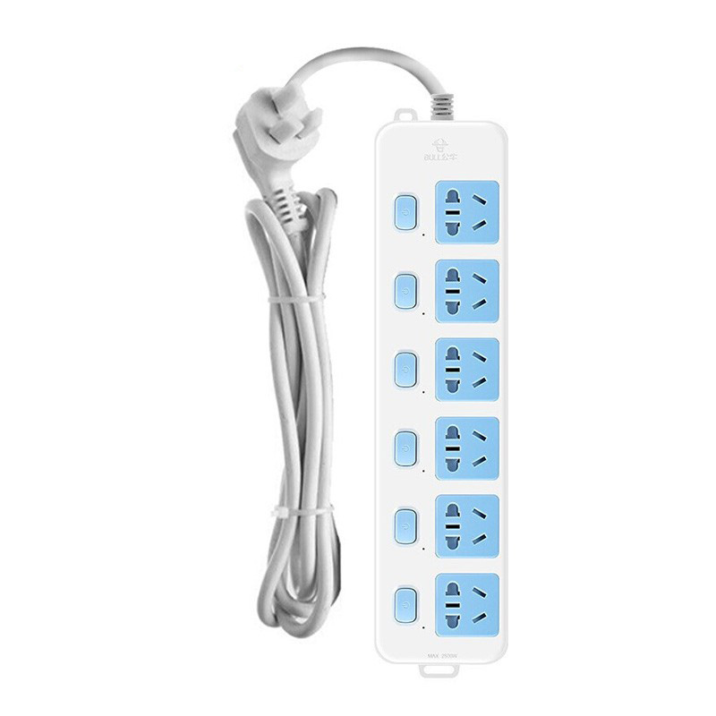 公牛 GN-317 多控六联插座（新） 3米按（个）销售