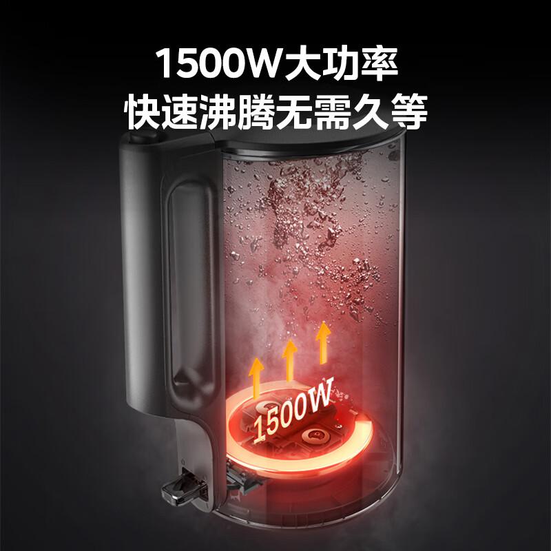 美的Midea MK-PJ17A01 电水壶 1500W 金属色按（台）销售