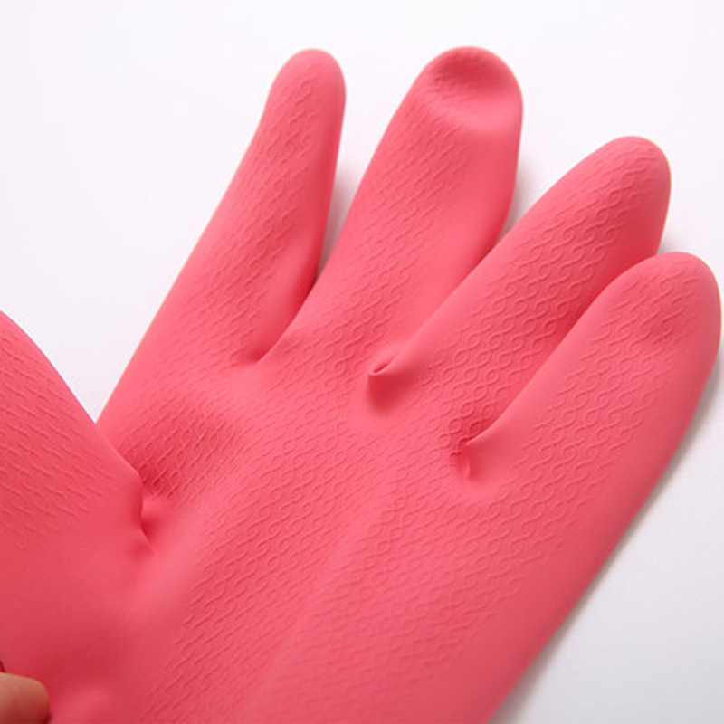 妙洁 耐久型 绒里手套 S号 随机色按（包）销售