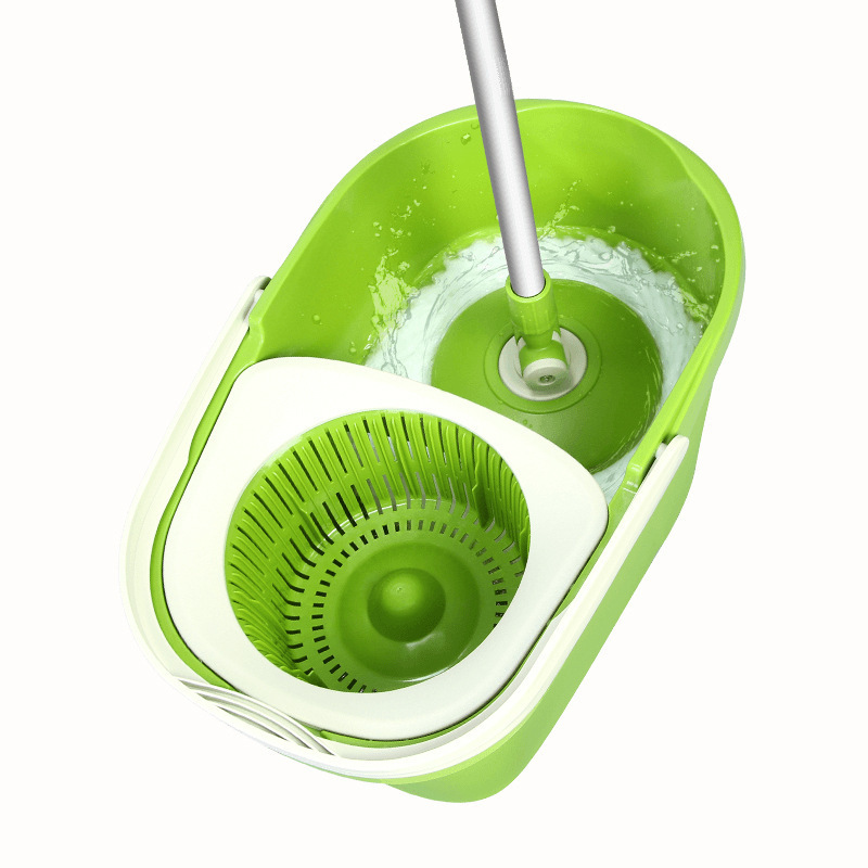 茶花 C70001 超炫拖·手压式双驱动旋转拖把+桶 一套按（套）销售