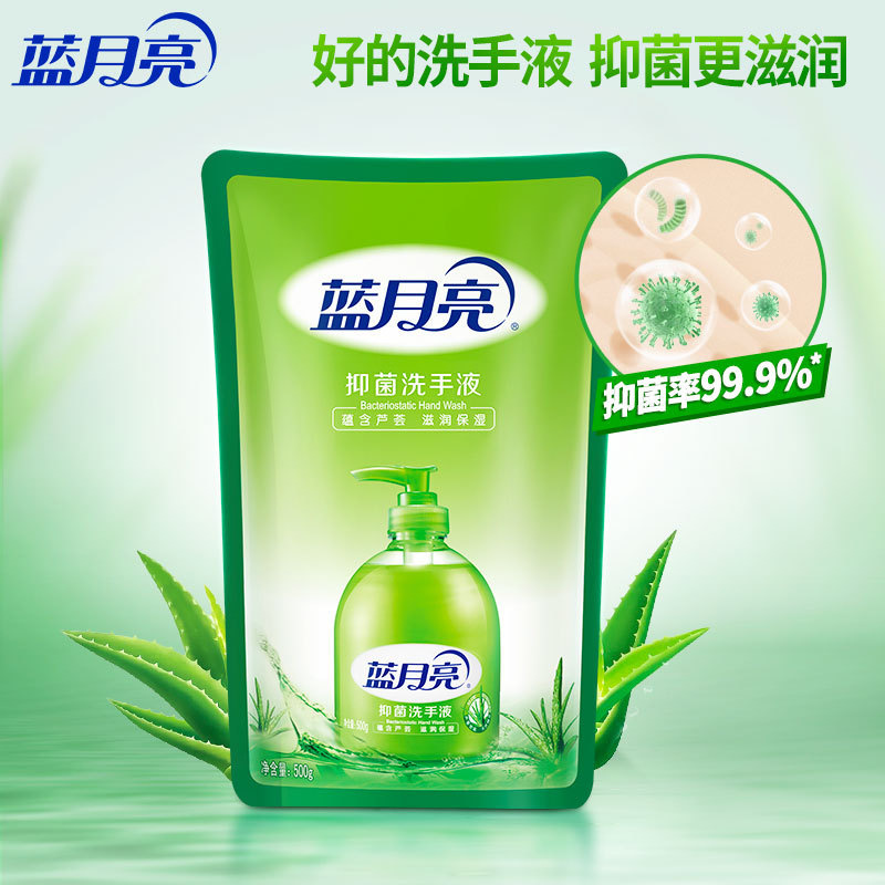 蓝月亮 芦荟 芦荟洗手液两件套 500g瓶装+500g 袋装按（套）销售