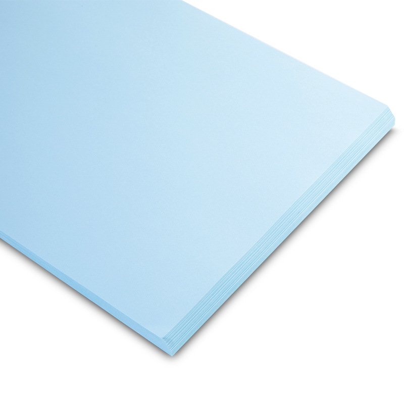 得力 7757 彩色复印纸 A4 80G 浅蓝色 25包/箱按（包）销售