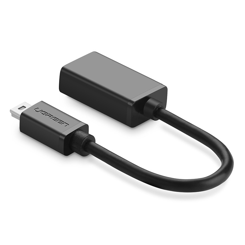 绿联 10383 OTG数据线 mini USB转接头线 黑色按根销售 绿联 10383 OTG数据线 mini USB转接头线 黑色按根销售
