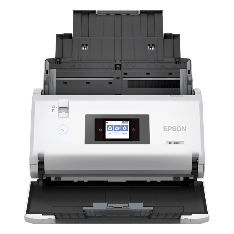 爱普生 （EPSON）DS-31200 A3大幅面馈纸式彩色文档高速扫描仪 双面扫描/90ppm LCD触摸屏 黑白色按台销售