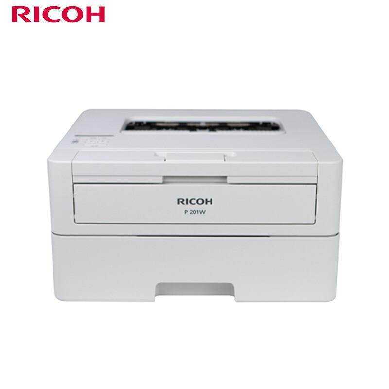 理光 P 201W 黑白激光打印机 A4 浅灰色 自动双面打印 WIFI打印按（台）销售