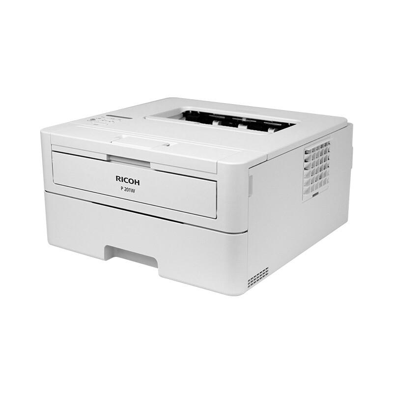 理光 P 201W 黑白激光打印机 A4 浅灰色 自动双面打印 WIFI打印按（台）销售