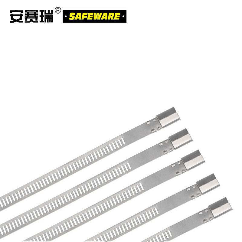安赛瑞 13857 不锈钢扎带（100根装）10×1000mm银按（包）销售