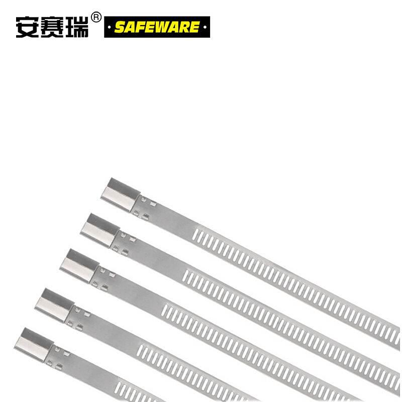 安赛瑞 13857 不锈钢扎带(100根装)10×1000mm银按(包)销售 安赛瑞 13857 不锈钢扎带(100根装)10×1000mm银按(包)销售