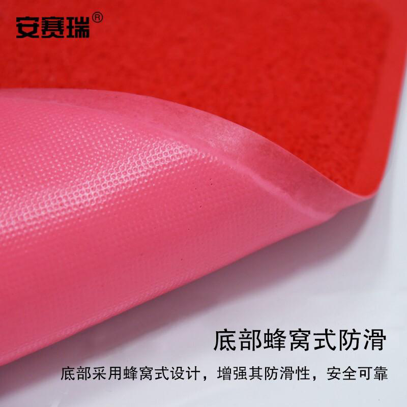 安赛瑞 12214 PVC丝圈防滑地垫（欢迎光临）75*115cm红按（张）销售