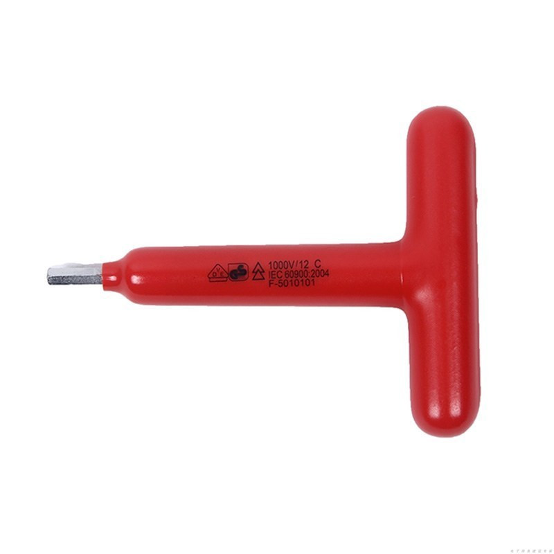 钢盾 S150021 浸塑型单色绝缘T型内六角扳手 8*120mm按（个）销售