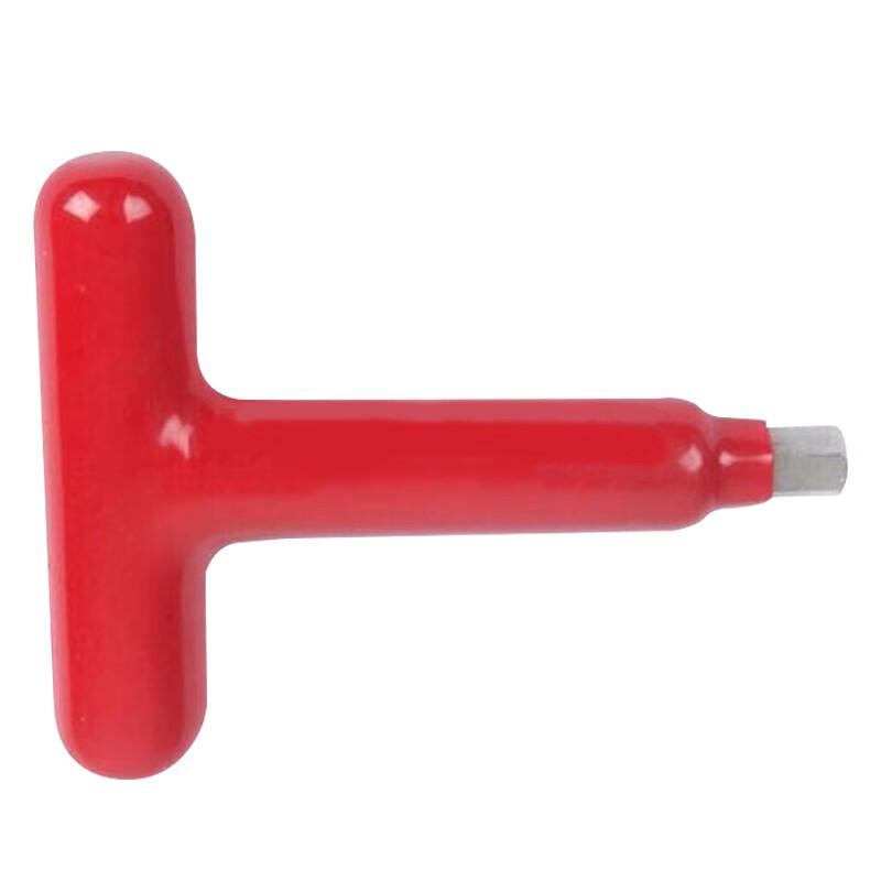 钢盾 S150021 浸塑型单色绝缘T型内六角扳手 8*120mm按（个）销售