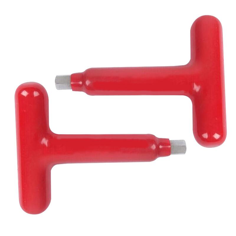 钢盾 S150021 浸塑型单色绝缘T型内六角扳手 8*120mm按（个）销售