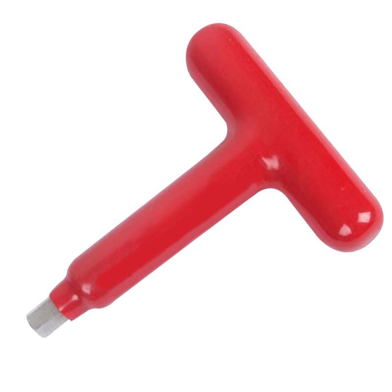 钢盾 S150021 浸塑型单色绝缘T型内六角扳手 8*120mm按（个）销售