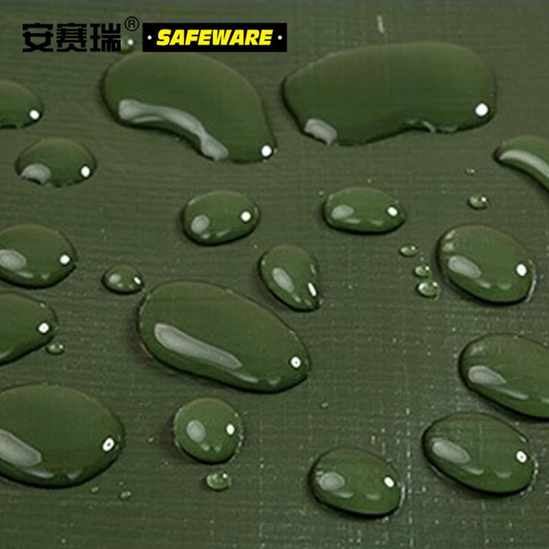 安赛瑞 12446 加厚防雨布 军绿 PE聚乙烯 厚0.35mm 30平方米起订按（平方米）销售