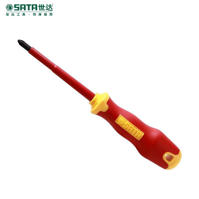 世达 61323 T系列双色柄一字绝缘螺丝批4x100MM按（把）销售