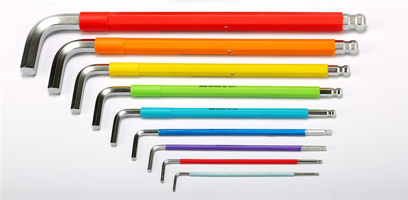 世达 80112CH 彩虹系列特长球头内六角扳手 6MM按(把)销售 世达 80112CH 彩虹系列特长球头内六角扳手 6MM按(把)销售
