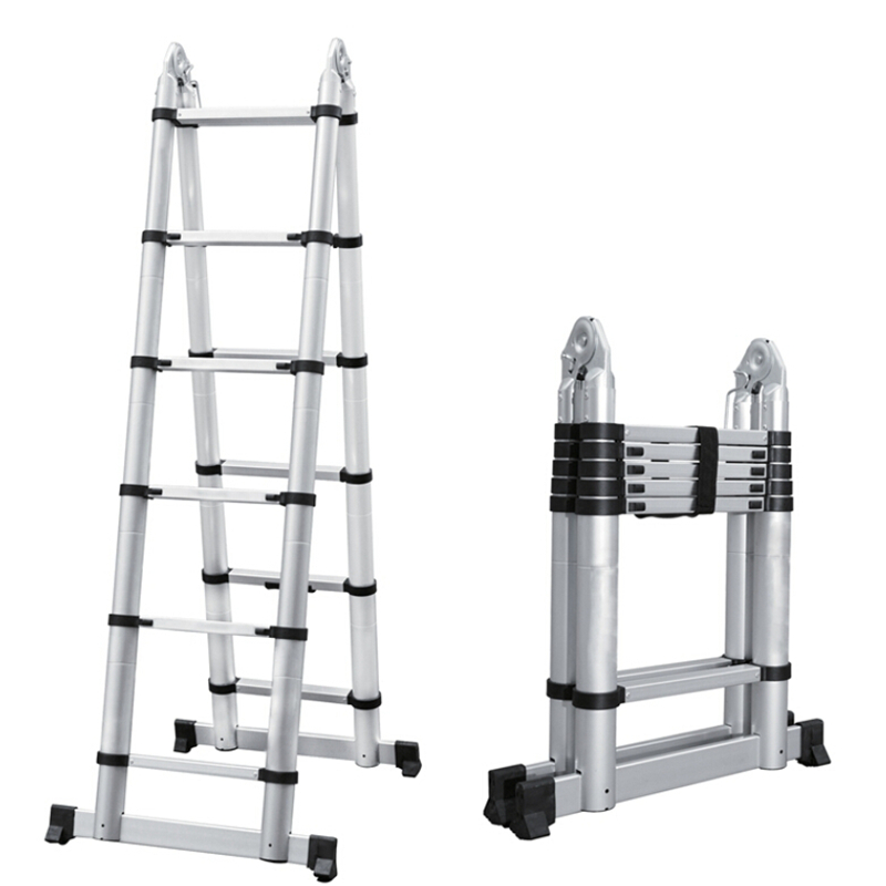 奥鹏 AP-509A-380 多功能大关节竹节梯 3.8米按台销售