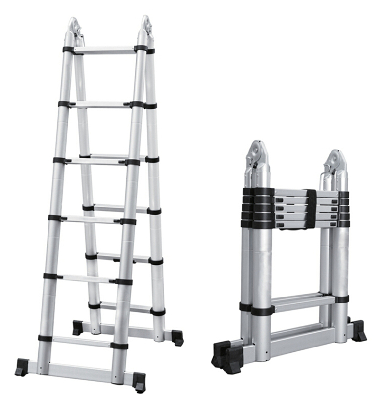 奥鹏 AP-509A-380 多功能大关节竹节梯 3.8米按台销售