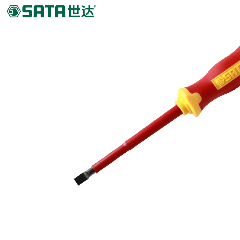 世达 61325 T系列双色柄一字绝缘螺丝批6.5x150MM按（把）销售