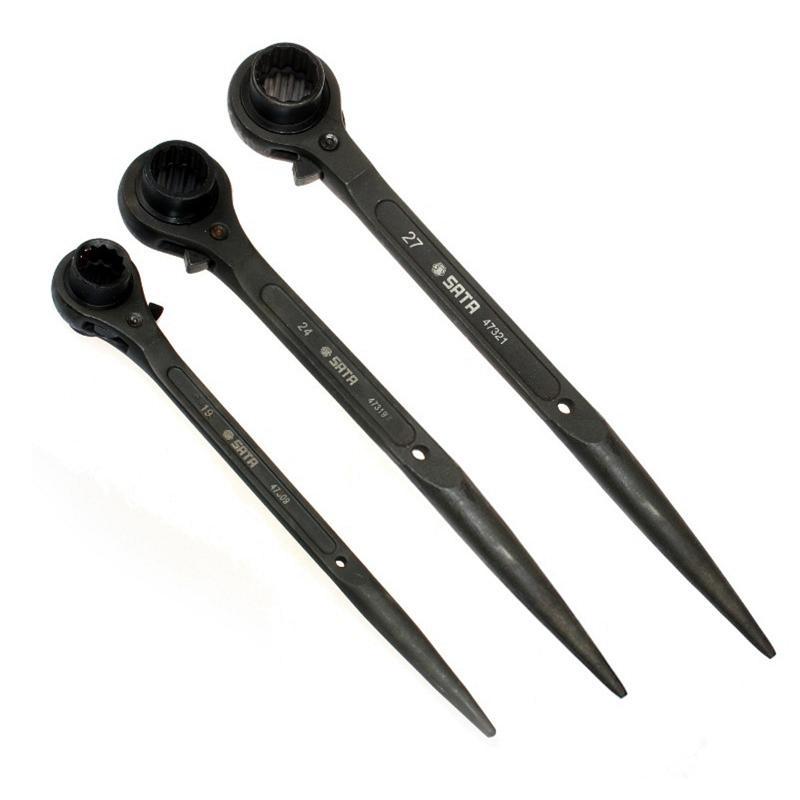 世达 47319 双口尖尾棘轮扳手 22x24MM按把销售