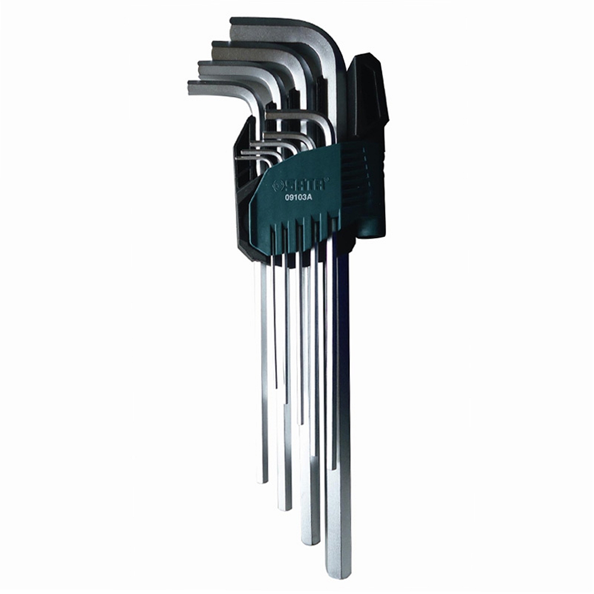 世达 09103A 公制加长内六角扳手组套 1.5，2，2.5，3，4，5，6，8，10MM按（套）销售