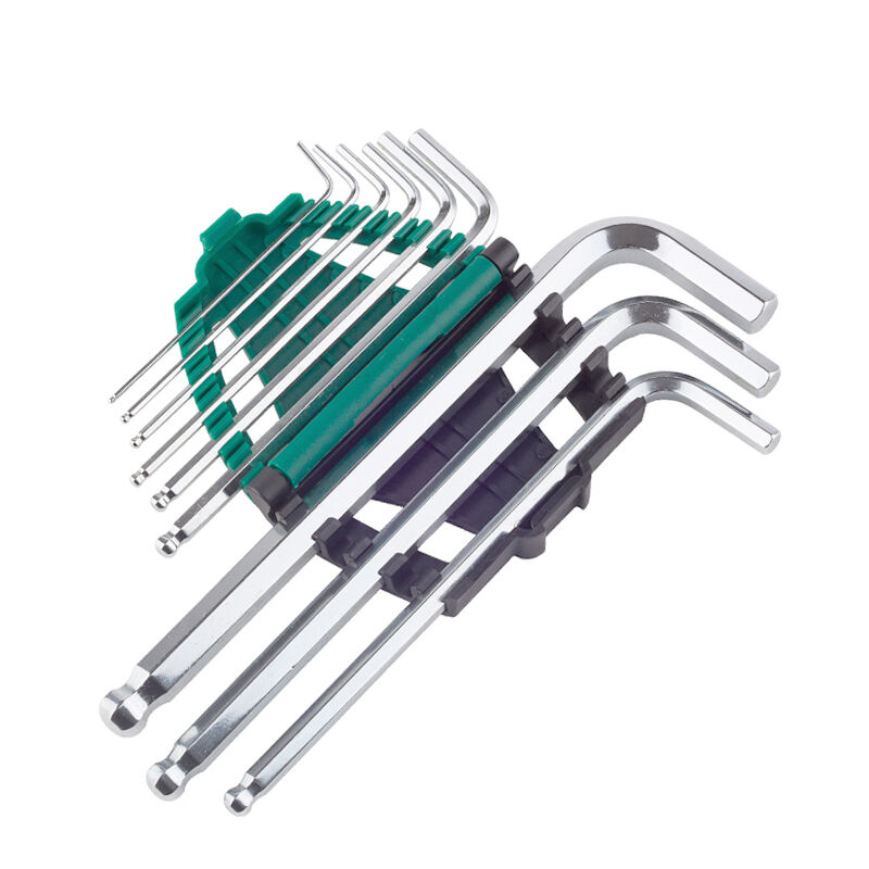 世达 09112 10件加长球头内六角扳手组套 2，2.5，3，4，5，6，7，8，9，10MM按（套）销售