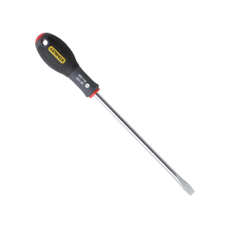 史丹利 65-138-14 三色柄一字螺丝批五金工具 8*200mm按（支）销售