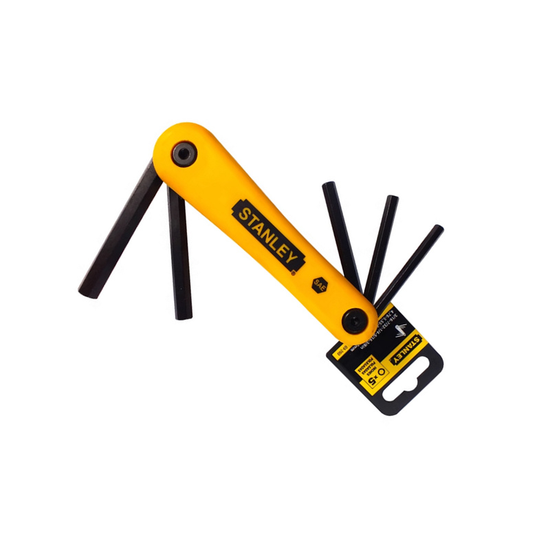 史丹利 69-260-23C 英制折叠式内六角扳手 5件套3/16＂-3/8＂按（套）销售