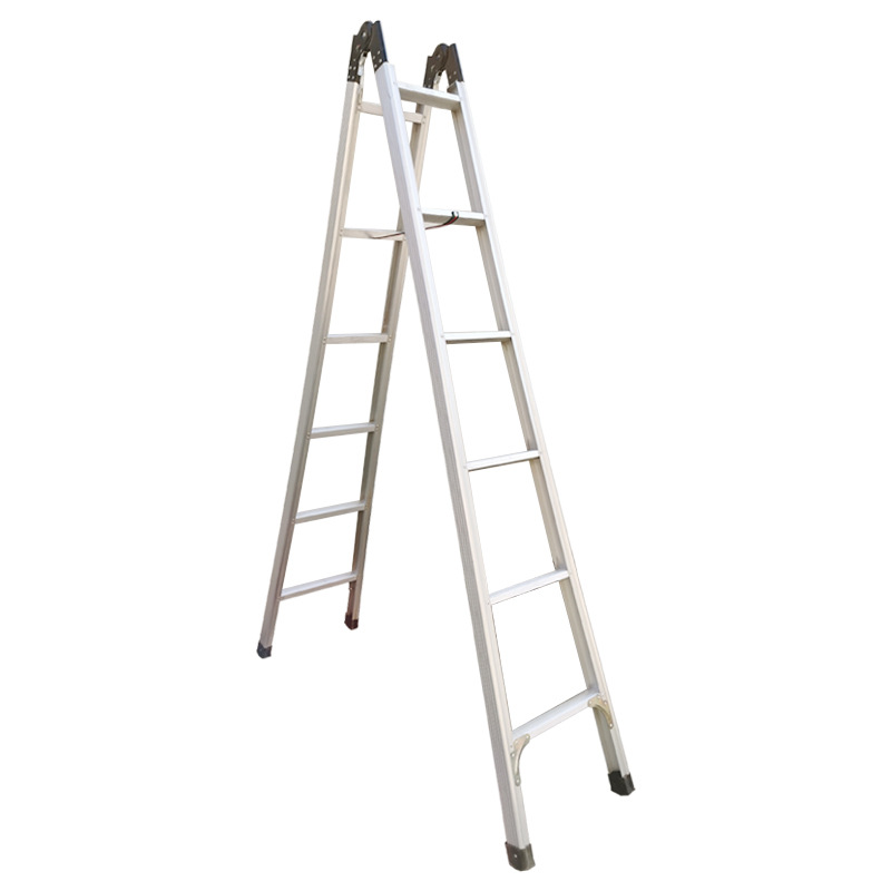 兴航发 铝合金关节人字梯子 2.5m 银色按件销售 兴航发 铝合金关节人字梯子 2.5m 银色按件销售