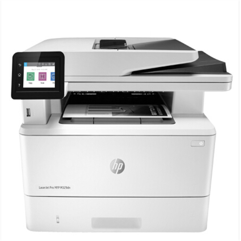 惠普 LaserJet Pro MFP M329dn 黑白激光多功能一体机 A4 白色  打印、复印、扫描、有线网络、自动双面按台销售
