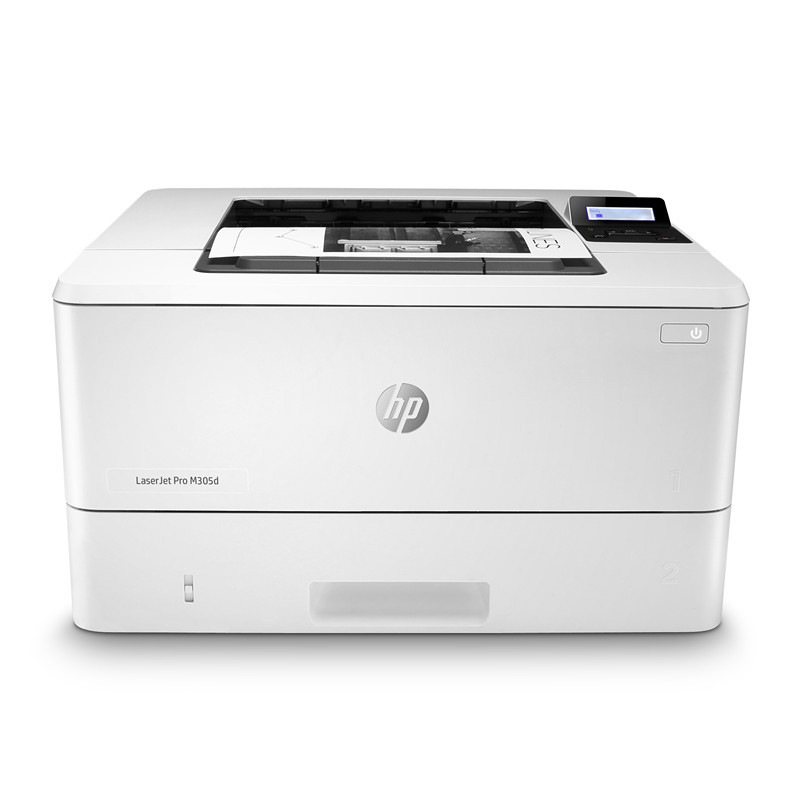 惠普 LaserJet Pro M305d 黑白激光打印机 A4 白色 仅打印、自动双面按台销售