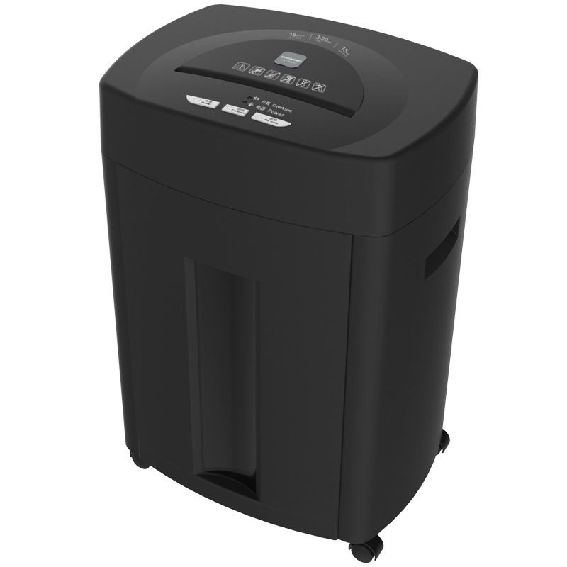 三木 SD9711H 碎纸机 德标4级 ( 单次15张 持续15分钟 25L 可碎纸卡钉） 碳黑色 台按（台）销售