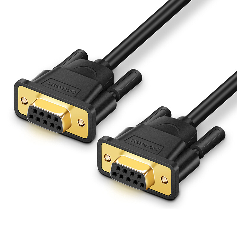 绿联 20149 DB9串口线 RS232线母对母延长线 1.5米 黑色按(根)销售 绿联 20149 DB9串口线 RS232线母对母延长线 1.5米 黑色按(根)销售