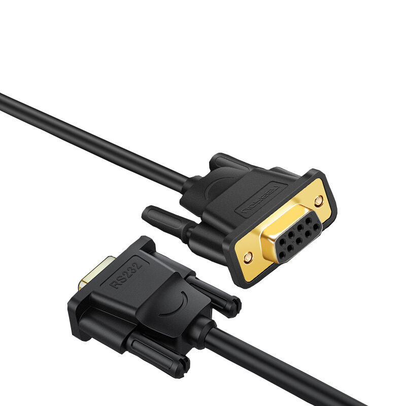 绿联 20149 DB9串口线 RS232线母对母延长线 1.5米 黑色按(根)销售 绿联 20149 DB9串口线 RS232线母对母延长线 1.5米 黑色按(根)销售