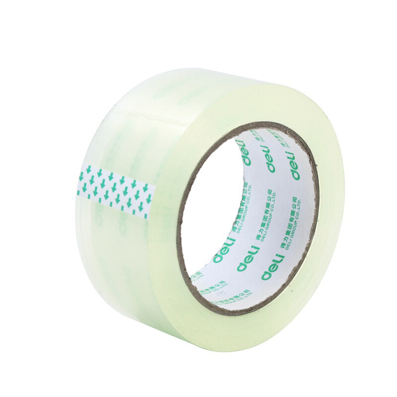得力 30183 透明封箱胶带 45mm*100y  6卷/筒按（筒）销售
