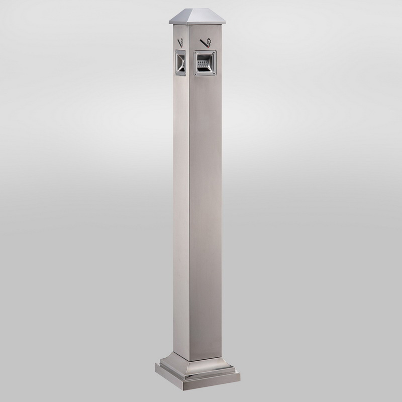 科力邦 KB3233 不锈钢烟灰柱 沙钢斜头 原色按个销售 科力邦 KB3233 不锈钢烟灰柱 沙钢斜头 原色按个销售