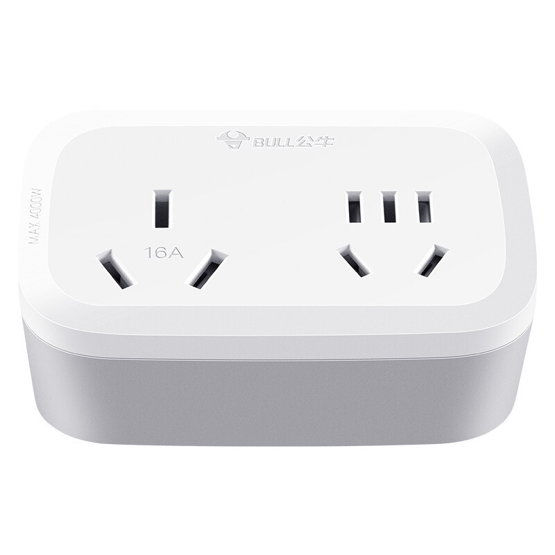 公牛 GN-9323D 大功率一转二插座 一转多分控转换插头 250V 白色按（个）销售