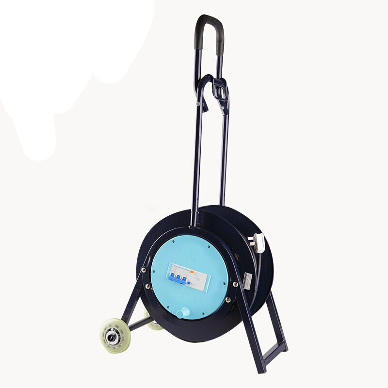 公牛 GN-805  卷线盘/工程接线/移动电缆电线盘 2.5平方 25A三相四线 30米 蓝黑色按个销售