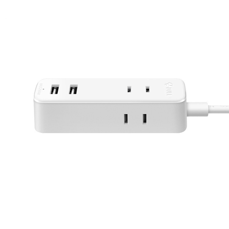 公牛 GN-A120U 2位开关插座+2USB孔位 迷你插座 1.5米 白色按个销售