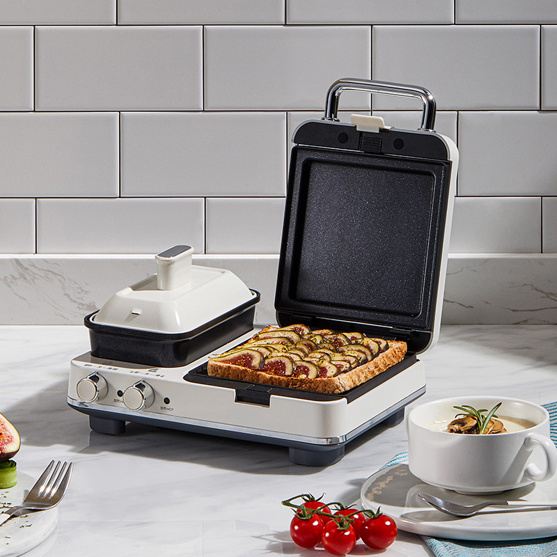 摩飞 MR9086 轻食机 蒸锅三文治机 1100W 随机色按(台)销售 摩飞 MR9086 轻食机 蒸锅三文治机 1100W 随机色按(台)销售