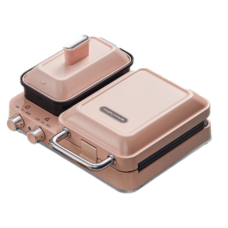 摩飞 MR9086 轻食机（蒸锅三文治机） 双面加热 粉色按（台）销售