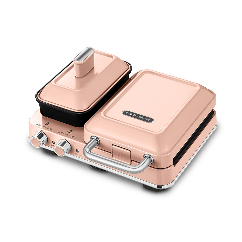 摩飞 MR9086 轻食机（蒸锅三文治机） 双面加热 粉色按（台）销售