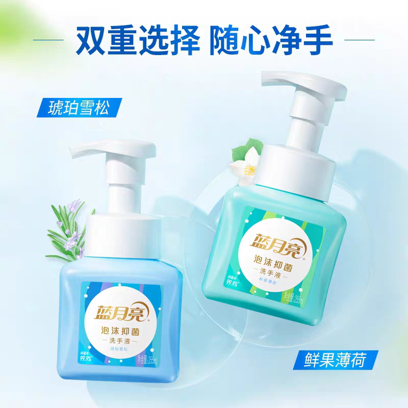 蓝月亮 10001611 琥珀雪松泡沫抑菌洗手液 255ml按（瓶）销售
