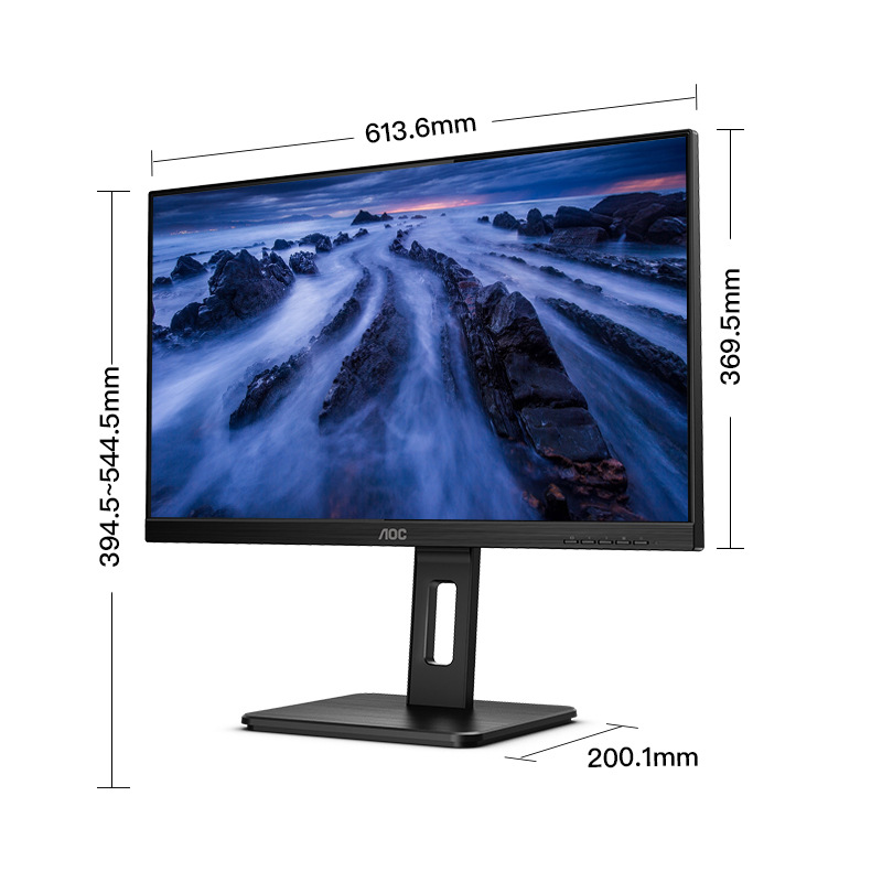 AOC Q27P2C 液晶显示器 显示器 黑色按台销售