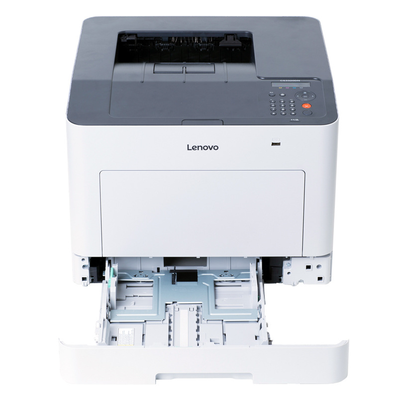 联想 CS3320DN 彩色激光打印机 A4 灰白色 打印、自动双面、有线网络打印按台销售