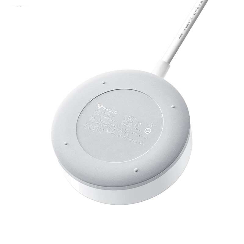 公牛 GN-R2220 圆形插座 单控四联插座（新） 1.8米 白色按个销售