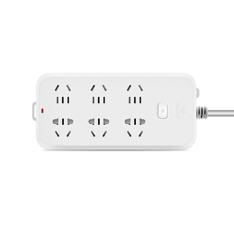 公牛 GN-B5060 单控六联插座 带儿童保护门 3米 白色按（个）销售