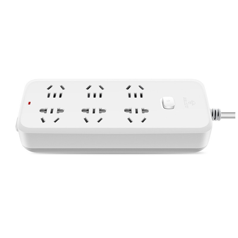 公牛 GN-B5060 单控六联插座 带儿童保护门 3米 白色按（个）销售